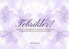 Tebrik Çiçekleri