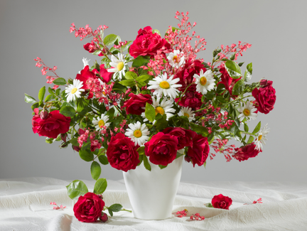 Vazoda Çiçek Aranjmanları