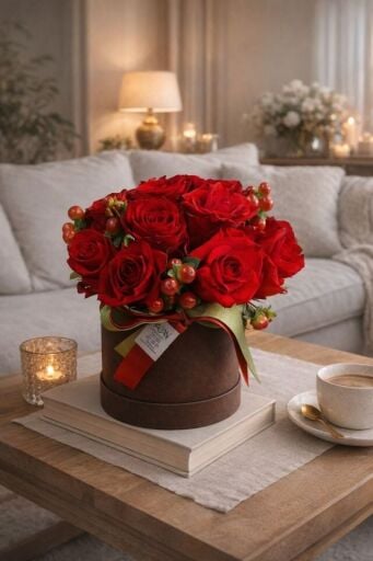 Kırmızı Gül Aranjmanı