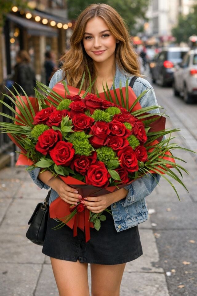 Kırmızı Gül Buketi