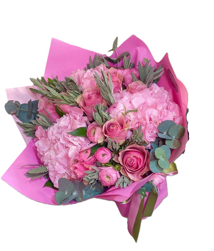Pembe renk buketler