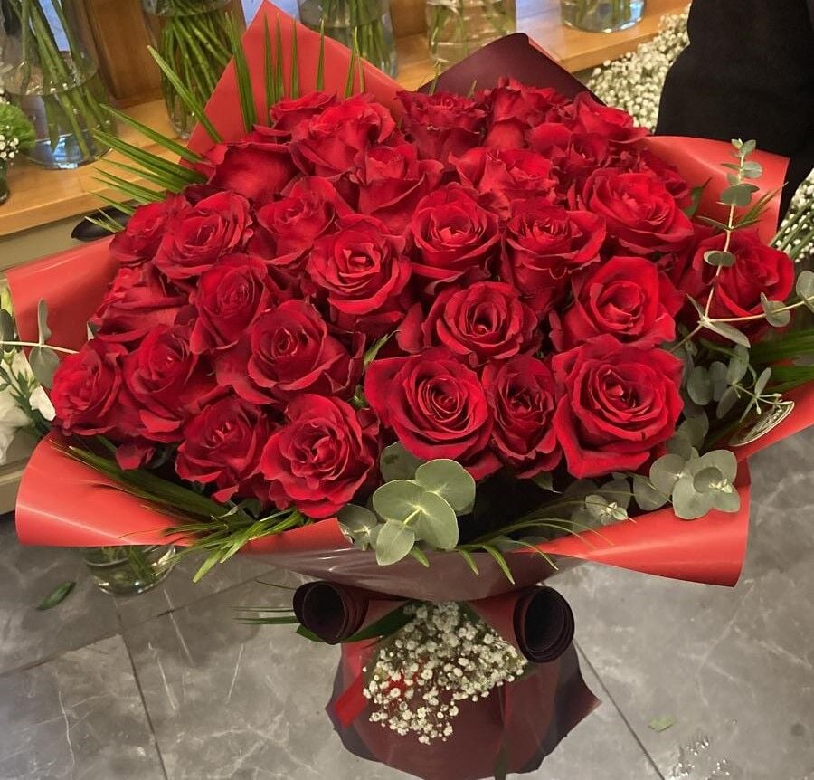 Kırmızı Gül Buketi