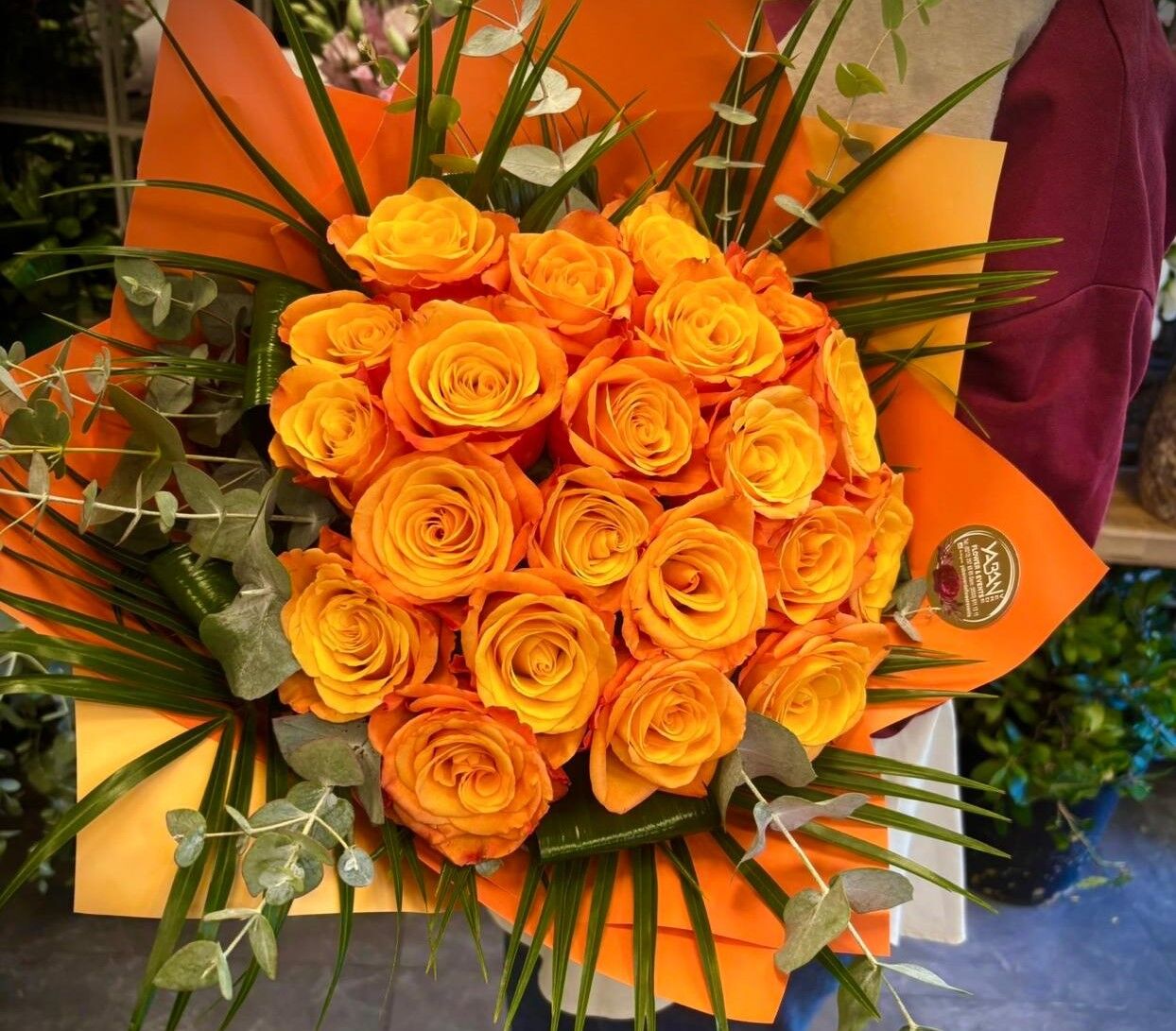 Turuncu Gül Buketi