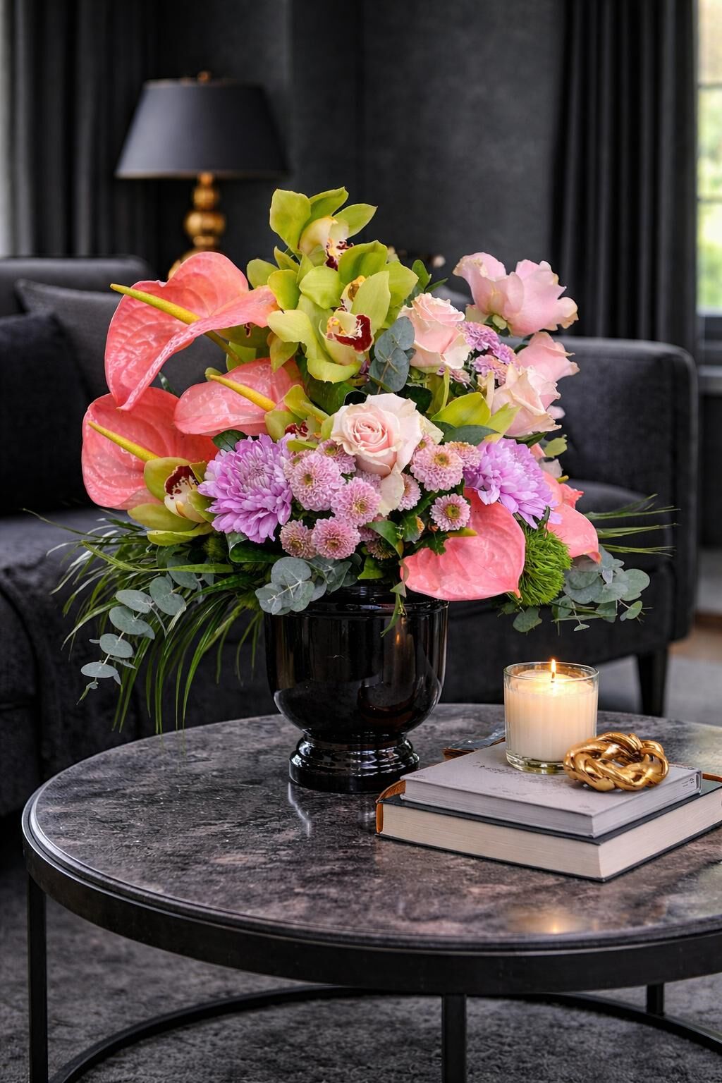 Renkli Bahar Çiçek Aranjmanı