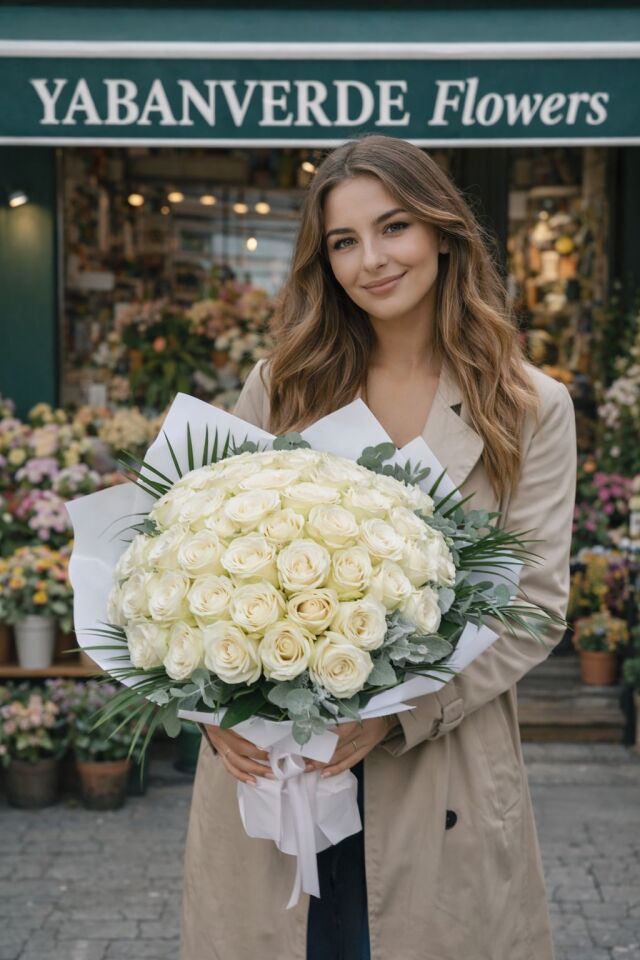 Beyaz Gül Buketi