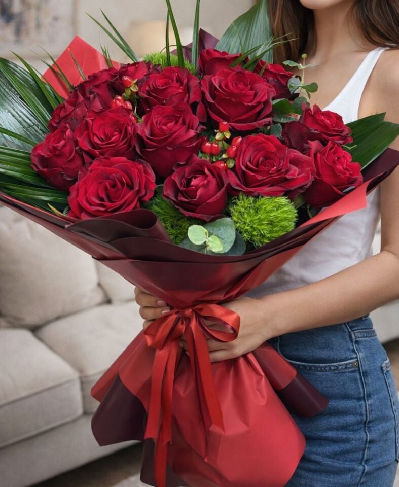 Kırmızı Gül Buketleri