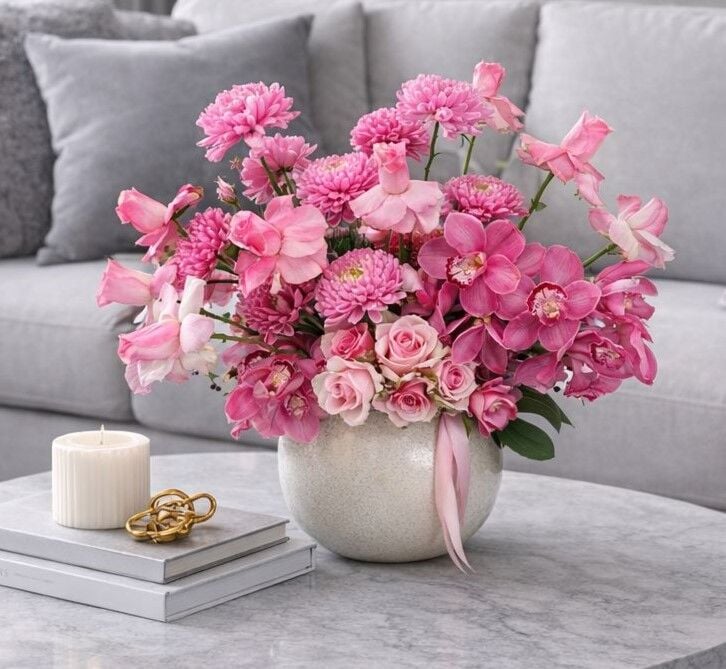 Pembe Orkide Aranjmanı