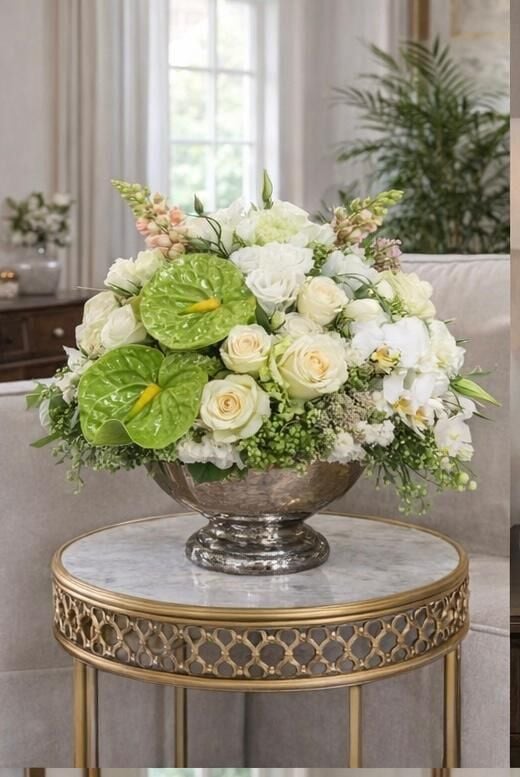 Yeşil Antorıum Aranjman