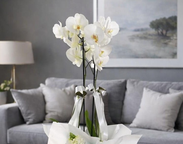 Beyaz Orkide