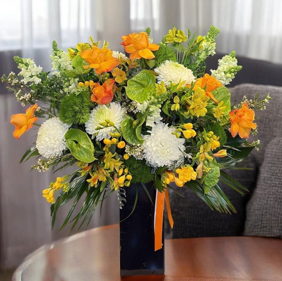 Turuncu Yeşil Aranjmanlar