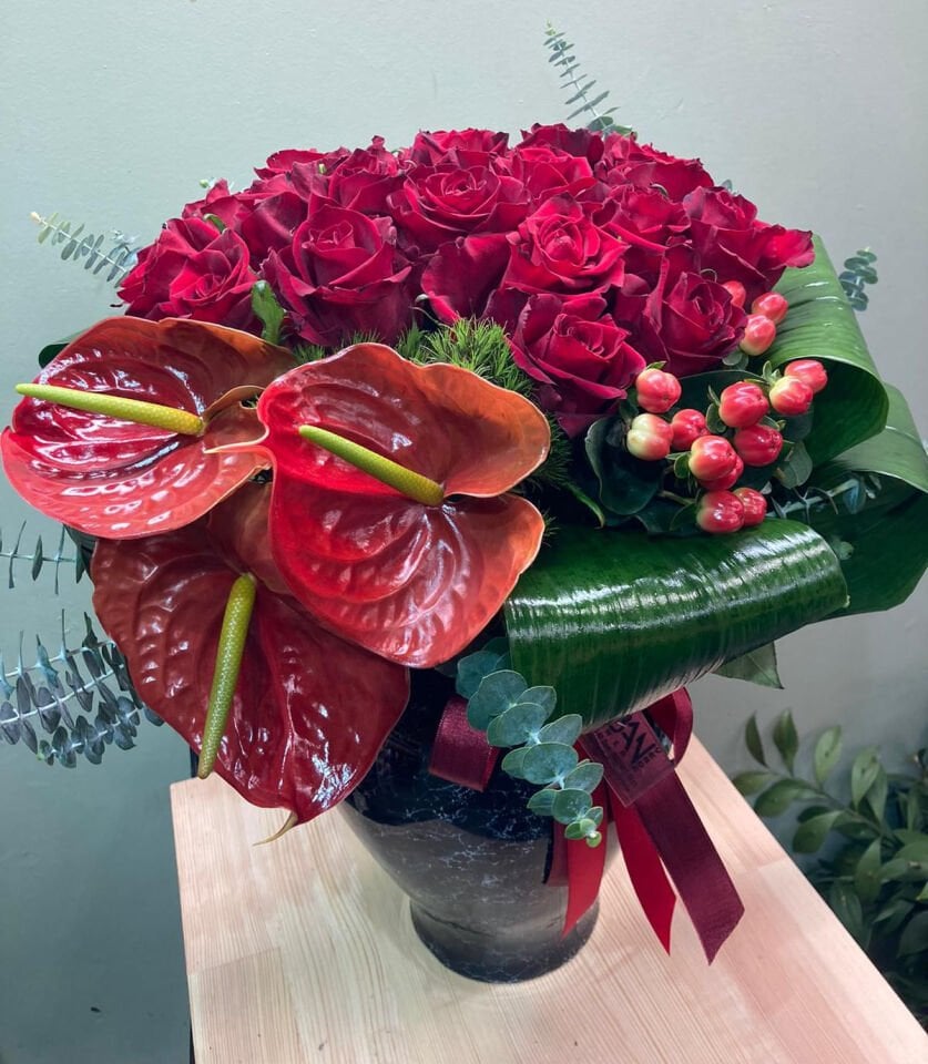 Kırmızı Gül Aranjman