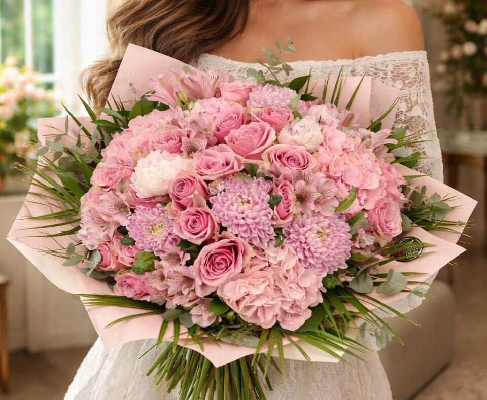 Pembe Buket -