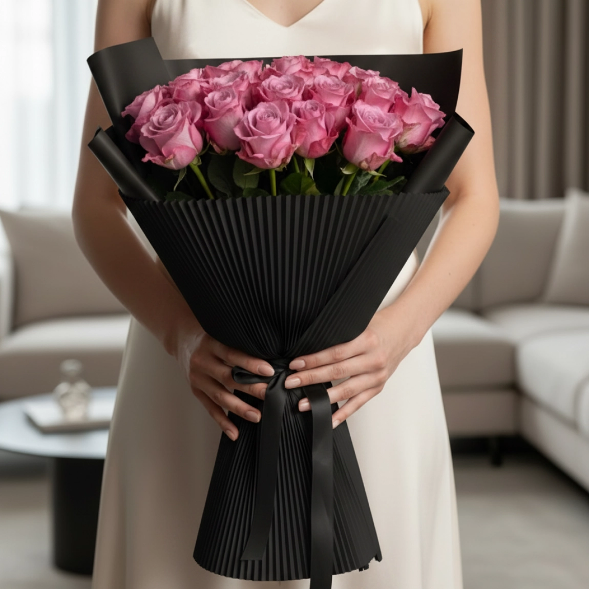 21.Lila Gül Buketi