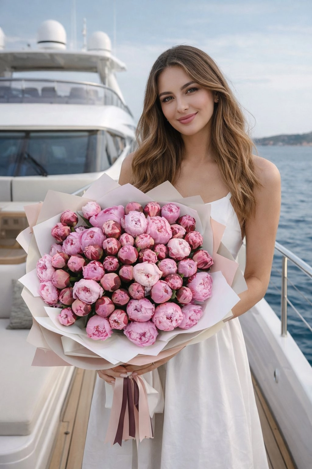 Pembe Şakayık Buketi
